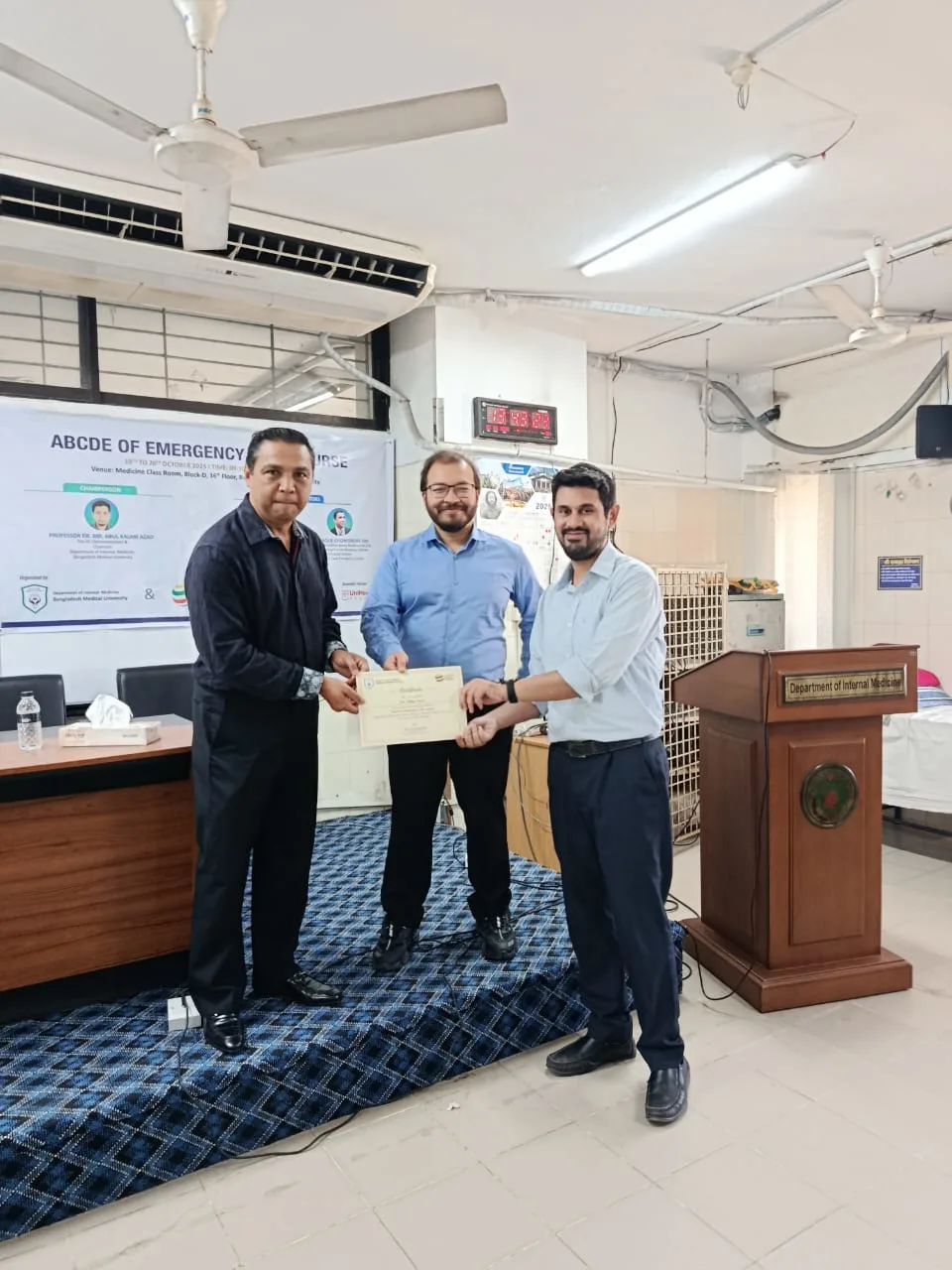 “ABCDE of Emergency Care Course” at Bangladesh Medical University