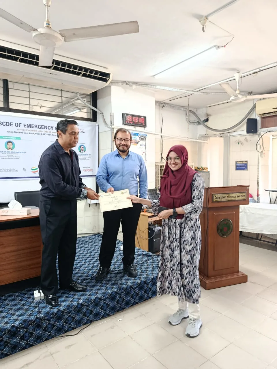 “ABCDE of Emergency Care Course” at Bangladesh Medical University