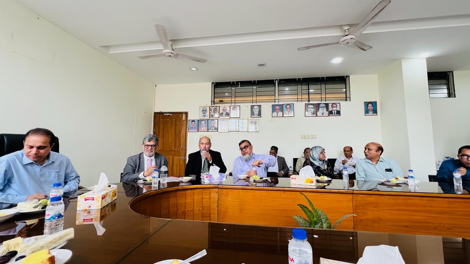 Meeting with Postgraduate Students of Gastroenterology Department of CMC and Donation of Equipment