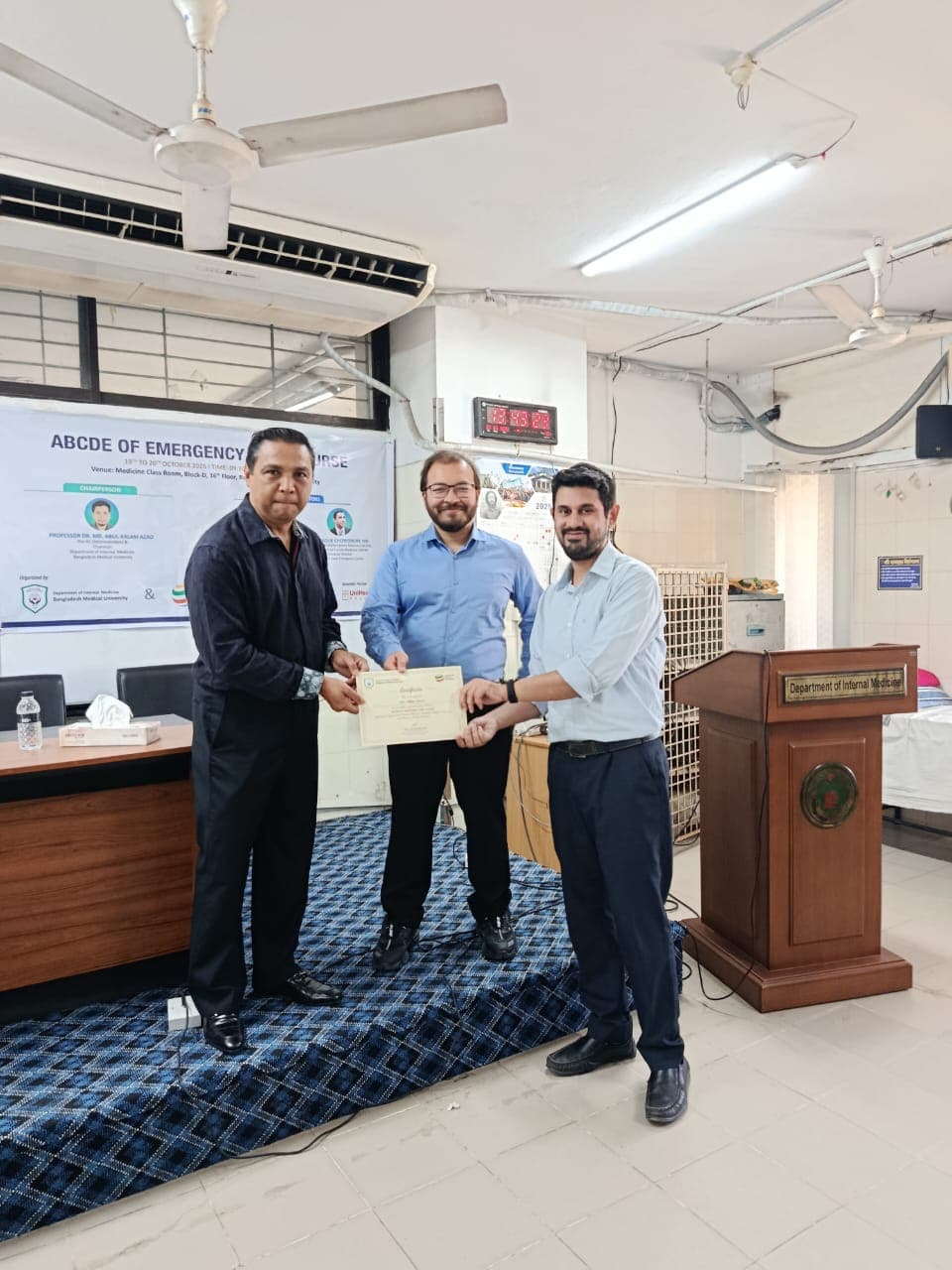 “ABCDE of Emergency Care Course” at Bangladesh Medical University