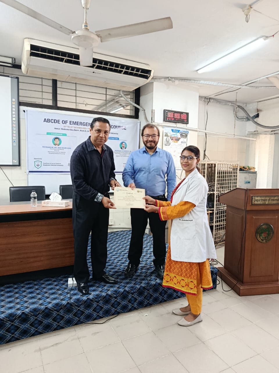 “ABCDE of Emergency Care Course” at Bangladesh Medical University